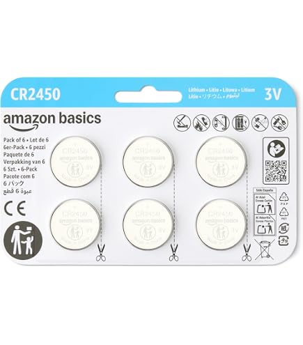 10 X CR2450 3V Lithium Knopfzellen Von Eunicell – Blisterkarten Mit Je 5 Stück – Ideal Für Uhren, Keyfinder & Kleingeräte