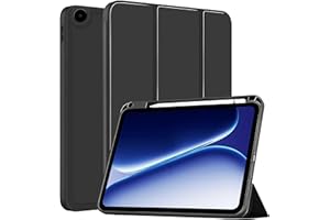 ProElite Cover for OnePlus Pad Go 2 12.1 inch Case, Soft Flexible Flip Case Cover for OnePlus Pad Go 2 12.1 inch Case with Pen Holder [Auto Sleep Wake Feature] [Recoil Series] - Black