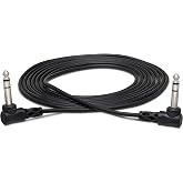Hosa 1/4 inch 90 Angle TRS (M) - 1/4 inch 90 Angle TRS (M) Balanced Cable 90 cm (CSS-103RR)