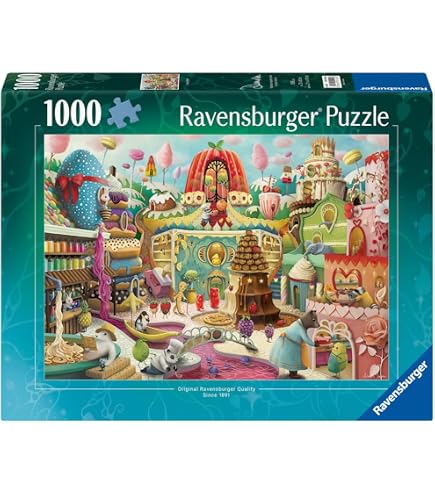 Ravensburger 12000725 - Pasticceria natalizia Gelini - puzzle 1500 pezzi – puzzle adulti e ragazzi da 14 anni, puzzle di natale
