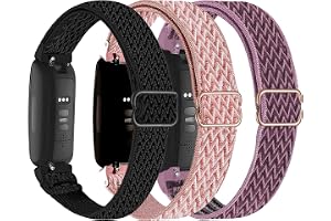 3-pack nylonremmar kompatibla med Fitbit Inspire 3/2/1/HR/Ace 3/Ace 2