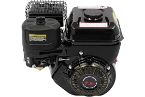 4-takts bensinmotor med 7,5 hk, 212 ccm enkelcylinder 3,6L högtrycksmotor, dragstart kartmotor, 3600 varv/min, stående motor