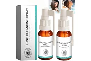 CHUNXIN 2PCS Lung Cleansing Spray, Natural Respiratory Cleanse & Breathe Spray,Lung Cleanse Mist,Lung Exerciser for Healthier and Cleaner Lungs, Powerful Lung Support & Cleanse,Lung Cleanser,Lung Care Essence