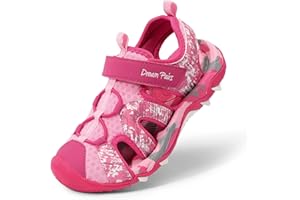 DREAM PAIRS Kids Sandali Sportivi per Bambini Unisex Estivi Scarpe da Trekking con Punta Chiusa per Sport all'Aria Aperta Ragazzi
