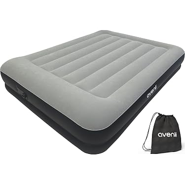 Matelas Camping Auto-gonflant Version Améliorée - 600g, épissable, Avec Pompe à Pied | Léger, Isolant, Dégonflage Rapide
