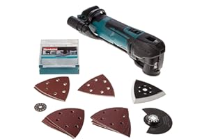 Makita DTM51ZJX7 18V Li-Ion LXT Multi-Tool Kit Complete with Accessories Supplied in A Makpac Case - Batteries and Charger Not Included