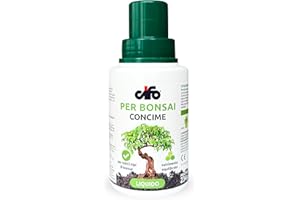 CIFO - Concime Liquido per Bonsai 200 ml, per Bonsai da Interno e da Esterno, Nutrienti di Alto Livello Specifici per Bonsai, Concime Completo ed Equilibrato, Per Tutti i Tipi di Bonsai, Pianta Vera