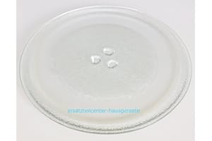 INGBERTSON Mikrowelle Drehteller UNI DU = 255 mm / 25.5 cm/Mikrowellenteller/Glasteller für Mikrowelle/Ersatzteller/Ersatz-Drehteller