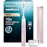 Philips Sonicare DiamondClean 9000 Şarjlı Diş Fır&ccedil;ası, 4 Temizlik Modu, Basın&ccedil; Sens&ouml;r&uuml;, Seyahat Kabı ve Sonicare Uygulama Des