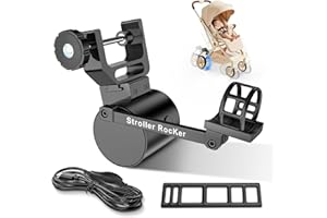 Kinderwagenschaukler, Unterstütztes Schaukeln des Kinderwagens, Baby Schlafhilfe, Sanftes Schaukeln, Innovatives Design, Einstellbare Intensität, für einige Kinderwagen