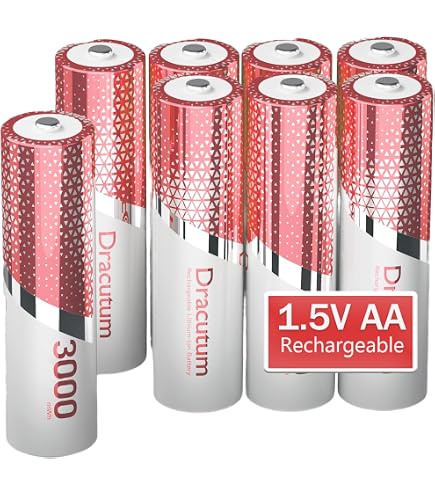 Pallus Wiederaufladbare AA Lithium Akkus – 4 Stück Mit Ladegerät, 3000 MWh, 1600 Ladezyklen, 2-Stunden-Schnellladung
