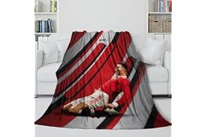 REIPOL Ronaldo Warme Decken - Kinder Erwachsene - Auffälliges Flanell Decke Für Schlafzimmer Wohnzimmer Krippe Dekor - Weihnachten Geburtstag Hochzeit Geschenk 40x50inch(100x130cm)