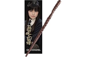 THE NOBLE COLLECTION Noble Collection Varita de PVC de 30 cm de la colección Noble Cho Chang con marcador prismático (1, NN6324
