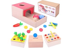 LZDMY Juguete Montessori 1 años 4 in 1