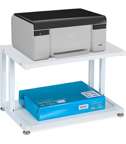 Luchs Printerstandaard - Metalen Organizer, Breedte Verstelbaar 40-60 Cm - Voor Printer, Scanner, Fax - Kantoor En Thuis