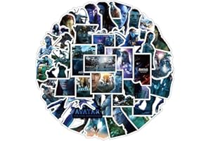 Yangsiw 50 Stück Avatar Aufkleber für Teenager, Kinder, Wasserflasche,Coole Schießspiele, Aufkleber für Laptop,Fahrrad, Gitarre, Gepäck, Handy, Computer, Skateboard…