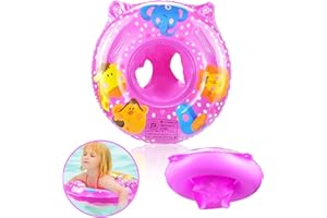 BDAO GIFT Baby Swimming Ring Float,Inflatable Swimming Ring with Seat for Baby/Kid 6-36 Months