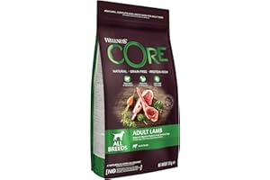 WELLNESS CORE Adult Lamb, Cibo per Cani Asciutto per Una Sana digestione, Senza Cereali, ad Alto Contenuto di Carne, Agnello, 1,8 kg