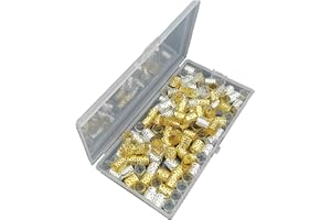 FLOSIUS 50 pezzi di Dreadlock Accessori per Capelli in oro Anelli per capelli in regolabili Trecce Decorative in Ferro Decorazione di Barba e Capelli Intrecciare 100 pezzi mini elastici