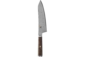Miyabi Black 5000MCD67 - Coltello Santoku a dondolo da 7 pollici