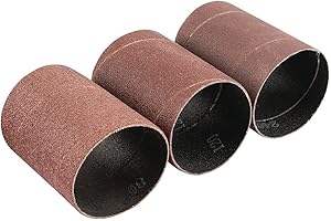 Draper 93358 93358 Lot de 3 manchons abrasifs Grain 45 x 60 mm