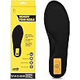 FOOTBOX Memory Foam Soft Everyday Shoes Insole for Women Comfortable, Cushioned, Washable, Not For Flat Feet, Ideal for Walking and Running (Size: 5UK, Black)