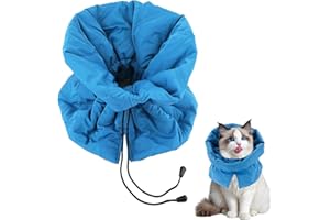 BAISHUWU Collar de Recuperación para Gatos, Collar Isabelino Gato, Collar de Recuperación Suave Anti Lamidas para Gatos, Collar Protector para Gatos, Ajustable Collar Protector para Gatos, para Gatos, Perros