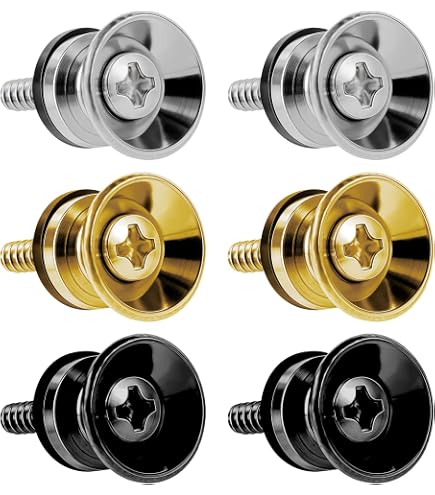 Lot De 12 Verrous De Sangle De Guitare Noirs - Bloqueurs De Sangle En Silicone, Installation Facile - 8