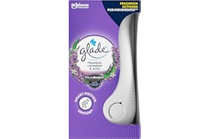 Glade - Sense & Spray ambientador automático, aroma Lavanda & Jazmin, difusor + recambio, 1 ud