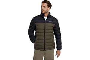 Mountain Warehouse Vista Mens Padded Jacket - Water-resistant, Warm & Iso therm Puffer Coat with Padded Insulation, Everyday Use - Spring Summer, Walking & Outdoors