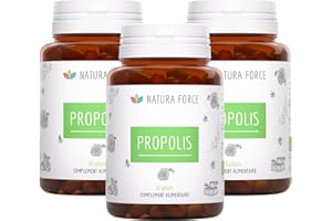 NATURAFORCE NATURA FORCE NATURA-FORCE Propolis Verte Biologique en Gélules Végétales - Originaire Du Brésil - Riche en Antioxydants, Stimule le Système Immunitaire - 144mg de Propolis par Gélule - 3 x 90 Gélules