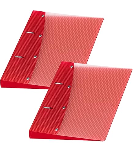 Kangaro Registri A5 Vuoti PP 120 Micron 17r - 10 Pezzi Tabelle Assortite