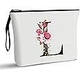 A-Z Personalized Makeup Bag,Birthday Gifts for Women Mom,Gifts for Best Friend,Bride Bridesmaid Cosmetic Bag(L)