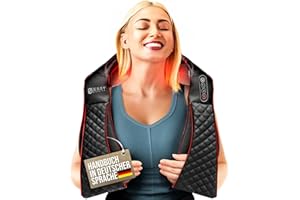 ESSY Shiatsu Nackenmassagegerät mit Wärme Neck Relax Massagegerät Rücken Nacken Schulter Massageroller Nackenmassage Rückenmassagegerät Nackenschmerzen Massagegeräte Neckrelax Massagegerät