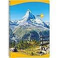 YOUVA Navneet|Spiral Long Book For Students And Executives|Spiral Bound With Safety Lock|A4 Size -21 X 29.7 Cm|Unruled/No Lines|300 Pages|Pack Of 1