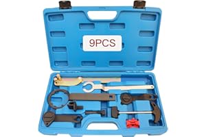 MOTOCOCHE 9PCS EA211 Kit de Herramientas de Sincronización del Motor, Herramientas de árbol de Levas Compatible con Audi, Seat, Skoda, Volkswagen con 1.0 1.2 1.4 TSI, TFSI Motor