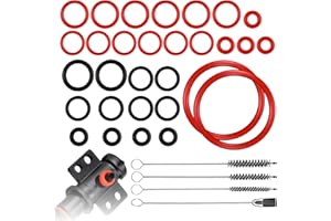 CHAULANBOW Lot de 30 joints toriques, assortiment de joints pour machine à café Saeco & Philips, pièces de rechange, ensemble de brosse de nettoyage inclus, compatible avec le support et la soupape de vapeur