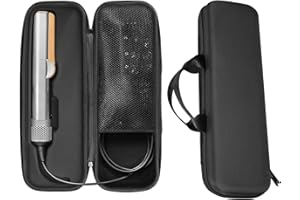 Bocguy Étui de Transport Rigide Compatible avec Dyson Airstraight HT01 Lisseur, Portable Sac Dyson Airstraight Lisseur Résistant Poussière et Rayures, Étui de Protection pour Fer à Lisser Airstraight