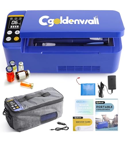 Frigorifero Portatile Per Insulina – Mini Cooler Elettrico 2-8°C, Batteria 10200mAh, Silenzioso, Per Viaggi E Casa