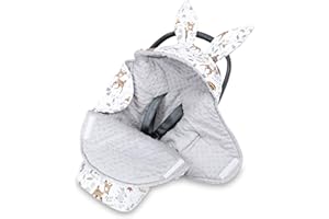 ‎TOTSY BABY Einschlagdecke Babyschale Baby Decke 90x90 cm - Winterschlafsack Blanket Fußsack Kinderwagen Zubehör für Neugeborenen und Kleinkinder Winter Einschlagsdecken