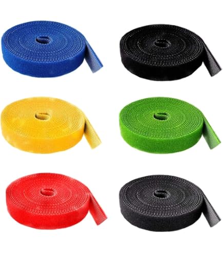 Lot De 100 Attaches De Câble Réutilisables, Noires Solides Et Réglables Avec Crochet Et Boucle De Fixation, Attaches Métalliques, Organisateur De Câbles Pour Bureau, Maison, Gestion Des Câbles De