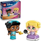 LEGO Disney Princess Mini Yasemin ve Rapunzel 43303 &ndash; 5 Yaş ve &Uuml;zeri &Ccedil;ocuklar i&ccedil;in Karakterlerin Sihirli Lamba ve Tava Aksesu
