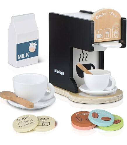Cafetière Jouet ColorBaby My Home – Avec Lumière, Son, Capsule Et Tasse – Piles Incluses – Dès 3 Ans