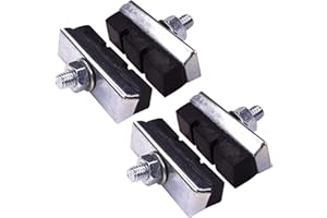 cyclingcolors 4X Patin de Frein vélo à Visser Gomme 40mm Universel Cycle Ville randonneuse Vintage Enfant