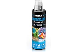 ARKA Nettoyant substrat Aquarium 473 ML – Microbe-Lift Substrate Cleaner – élimine Les déchets, boues & résidus organiques – 100 % Biologique – sans Siphon ni Tuyau – pour Eau Douce & Marine