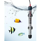 Aquarium Heater 100W Submersible Safe with Adjustable Thermostat &ndash; Explosion-proof Quartz Glass, Precise Temperature Control