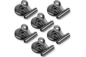 Grtard 6er Pack magnetische Clips für Kühlschrank, Kühlschrankmagnete Clips, Starke Kühlschrankmagnet-Clips für Kühlschrank, Whiteboard, Büro, Schule, Küche.