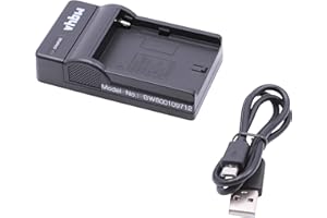 vhbw Chargeur Compatible avec Sony NP-FM90, NP-FM91, NP-FM500H, NP-FM50, NP-FM55H, NP-FM70 caméra caméscope Action-cam + témoin de Charge 8,4 V