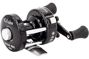 ‎FISHN FISHN® Frozen Reel CL20 - robuste Multirolle zum Eisangeln - Größe 40-50mm, ideal für Hecht, Barsch, Forelle, Saibling