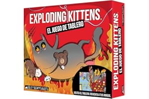 Exploding Kittens - El Juego de Mesa - Party Game de 2 a 6 Jugadores, Juego estratégico y Divertido a Partir de 7 años, 15 a 30 Minutos, edición en Castellano